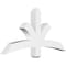 Ekena Millwork Davenport Architectural Grade PVC Gable Bracket, 48"W x 24"H x 4"D x 4"F, 12/12 Pitch GBP048X24X0404DAV00 - alternate 1
